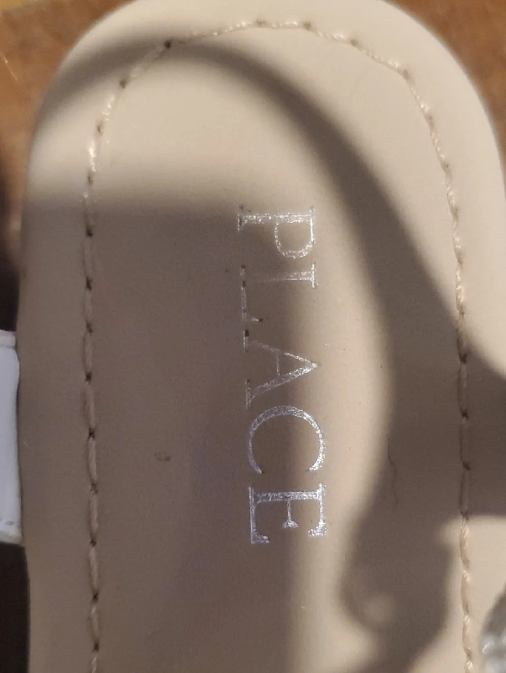 The Children's Place White Laser-Cut Crossband Ankle Strap Sandals